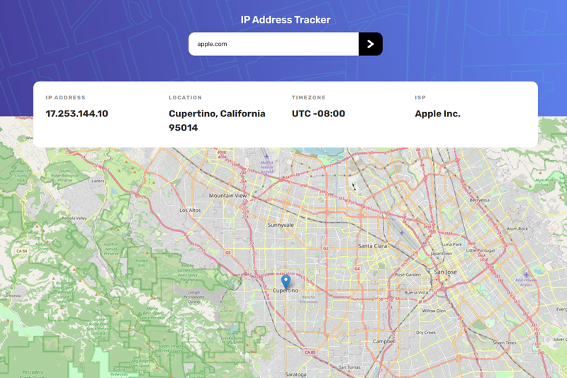 IP Address Tracker